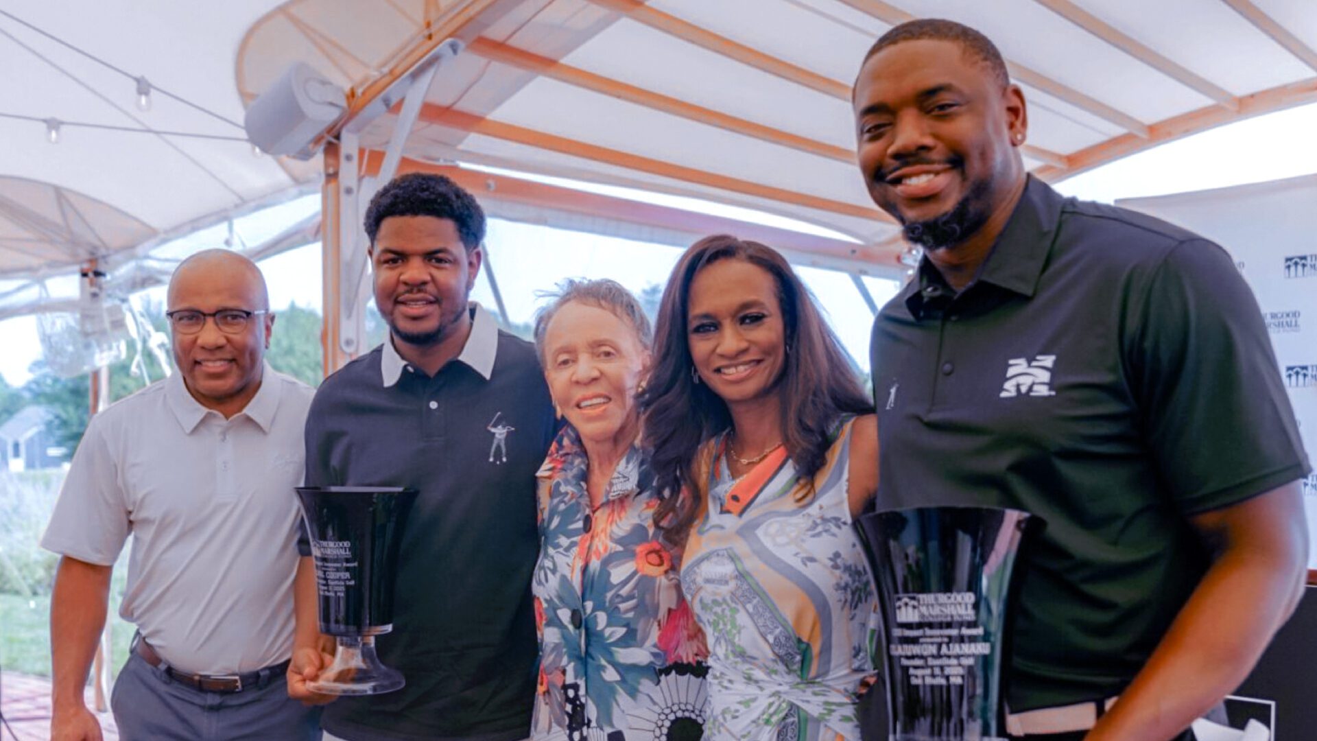 EastSide Golf founders recognized at the Thurgood Marshall College